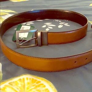 Leather belt